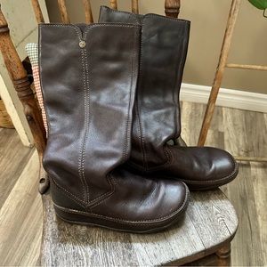 FITFLOP leather knee high boots
